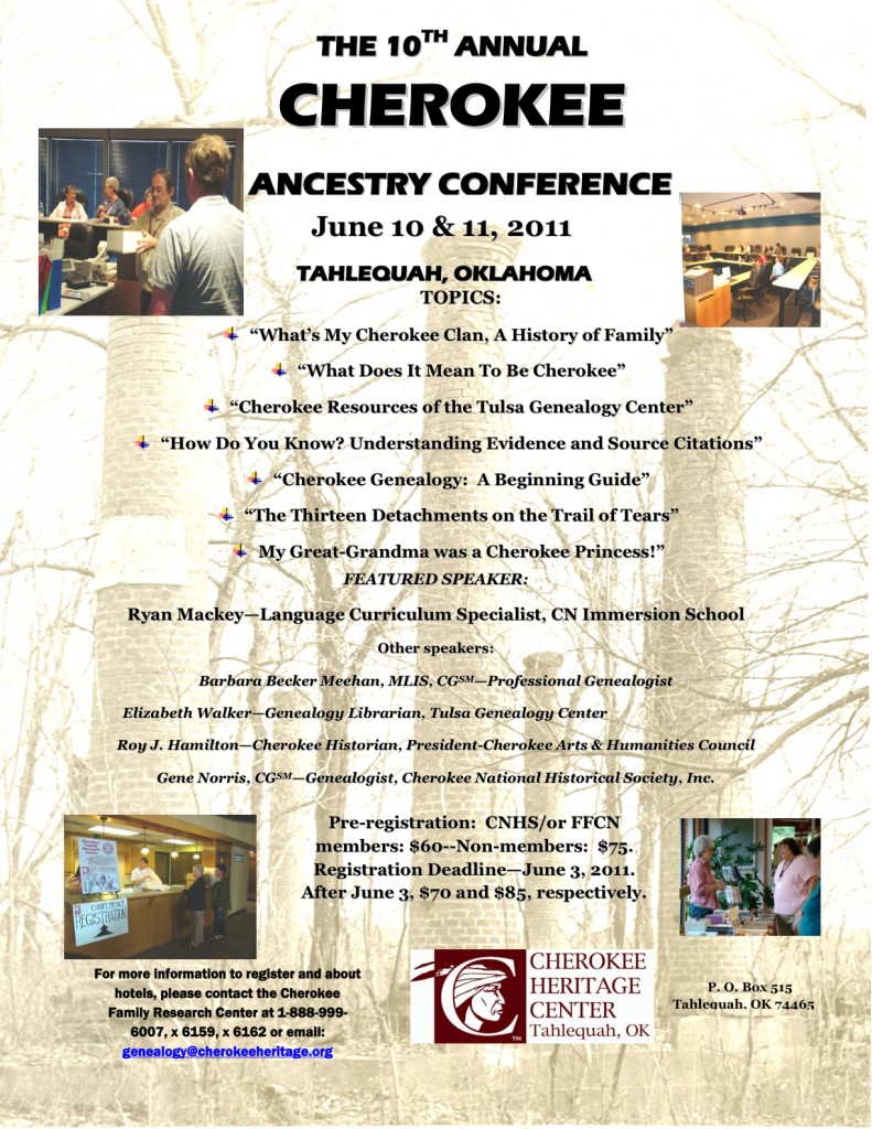 2011 June Genealogy Conference
